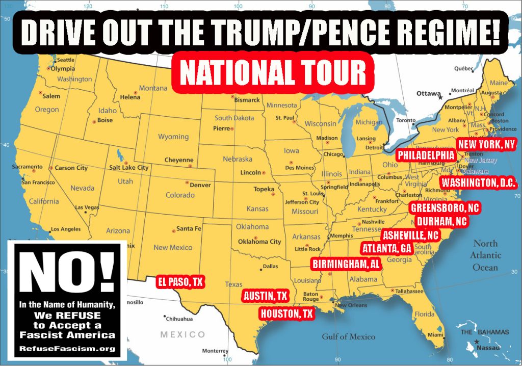 Refuse Fascism - Drive Out The Trump / Pence Regime