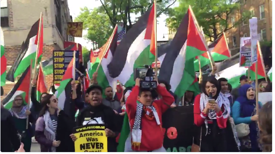 Bringing Refuse Fascism to a Palestinian demonstration in NYC ...