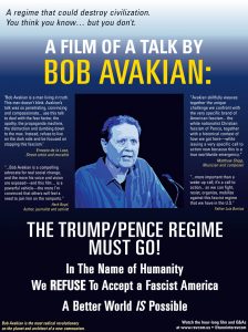 A Film Of A Talk By Bob Avakian: The Trump/Pence Regime Must Go! In The Name Of Humanity We REFUSE To Accept A Fascist America A Better World IS Possible