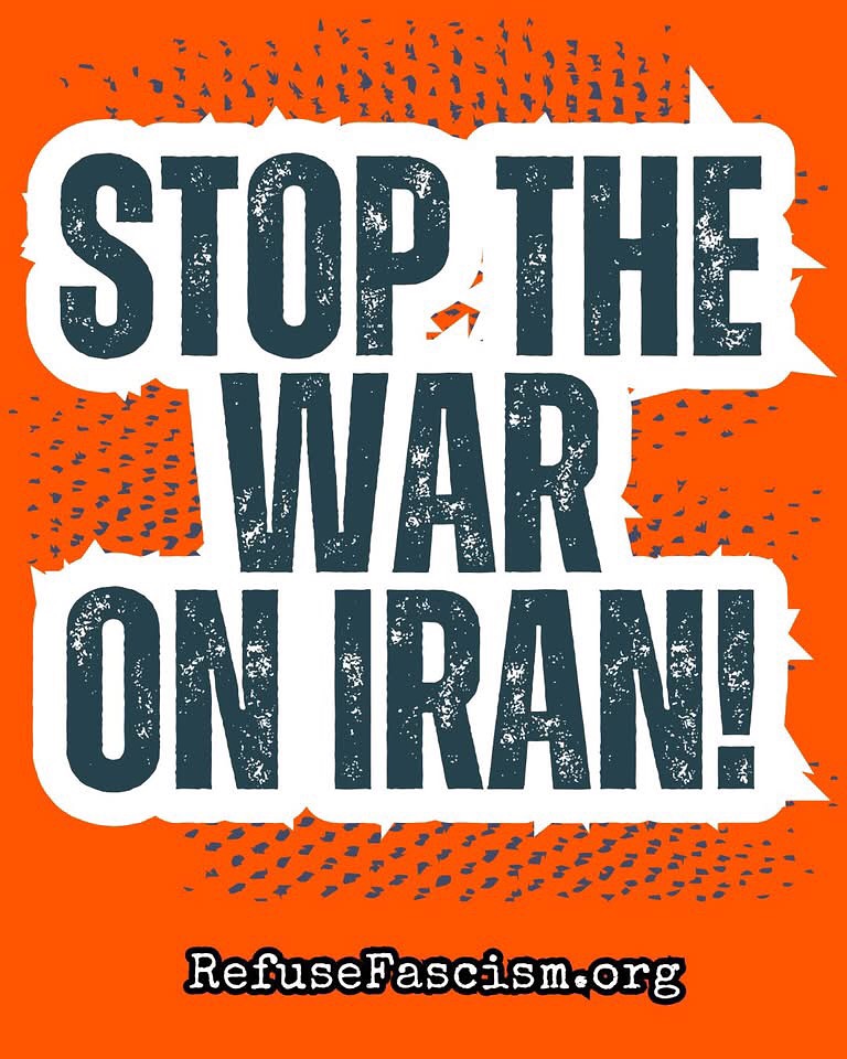 Stop the war on Iran
